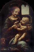 LEONARDO da Vinci, Madonna with a Flower